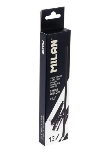 W�giel rysunkowy wierzba 3-5mm 12 szt MILAN