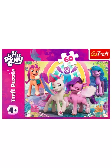 Puzzle 60 el. W �wiecie przyja�ni My Little Pony Trefl