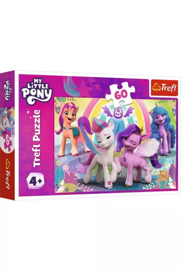 Puzzle 60 el. W �wiecie przyja�ni My Little Pony Trefl
