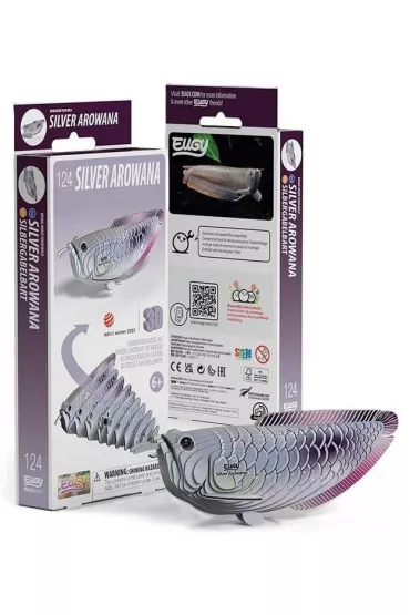 Ryba Arowana Srebrna Eugy. Eko Uk�adanka 3D