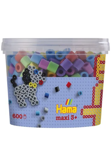 Koraliki Maxi w pojemniku 600el Hama