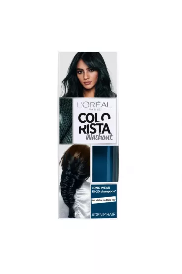 LOreal Paris Colorista Washout zmywalna farba do w�os�w #DENIMHAIR 80 ml