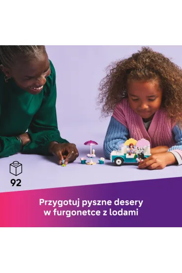 LEGO Friends Furgonetka z lodami w mie�cie Heartlake 42644