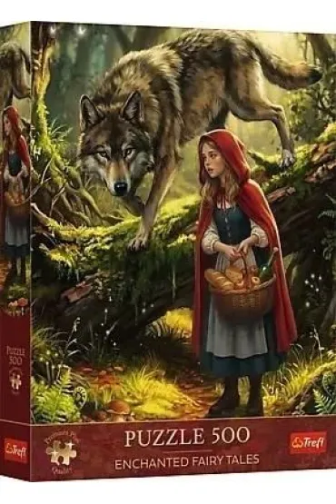 Puzzle 500 element�w Premium Czerwony Kapturek i Wilk TREFL 37632