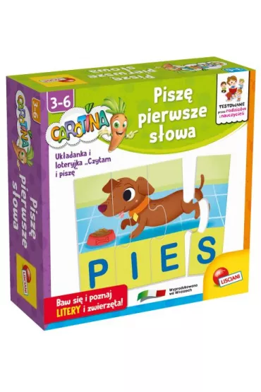 Carotina. Pisz� pierwsze s�owa Lisciani