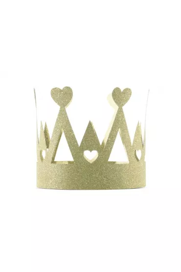 PartyDeco Korona Sweet Love z�oty