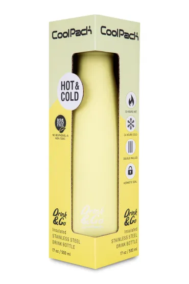 Coolpack Pastel Termos Drink & Go Pastel Powder Yellow 500ml