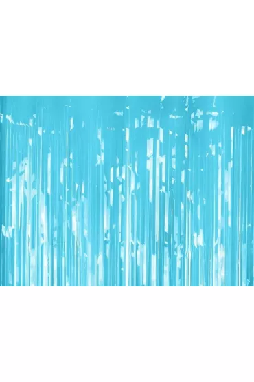 PartyDeco Kurtyna party jasny b��kit 100x200cm