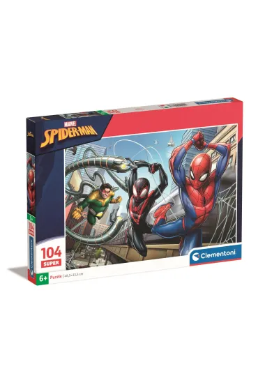Puzzle 104 el. SuperColor. Spider-Man Clementoni