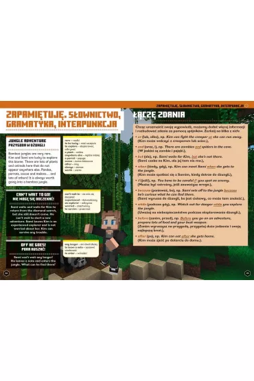 Minecraft. Jzyk angielski. Megazadania 9+ - Dan  Whitehead, Jon  Goulding