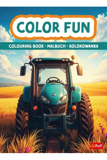 Maszyny rolnicze. Kolorowanka. Malbuch. Colouring book