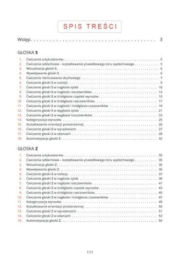 �wiczenia wprowadzaj�ce i utrwalaj�ce g�oski S, Z, C, DZ - Magdalena Maniecka
