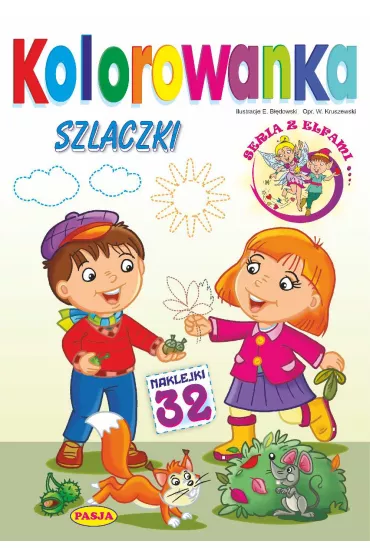 Szlaczki. Kolorowanka. Seria z elfami - Ernest B��dowski, W�odzimierz Kruszewski