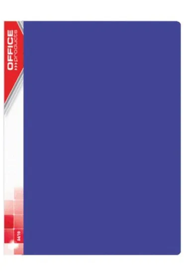 Pbs Teczka ofertowa A4, PP, 620mikr, 20 koszulek, niebieska