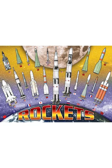 Puzzle 100 el. Smartkids - Rocket Eurographics