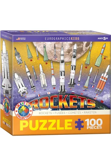 Puzzle 100 el. Smartkids - Rocket Eurographics
