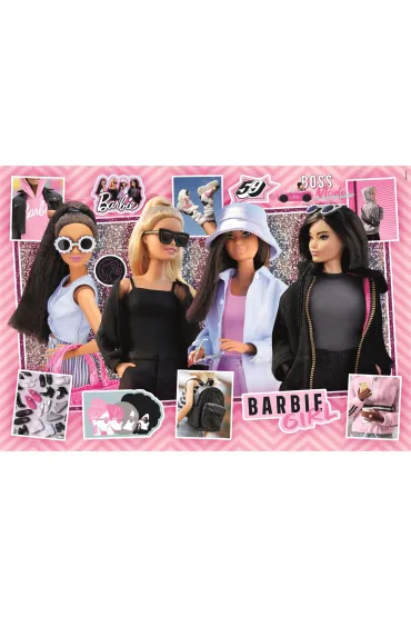 Puzzle 104 el. SuperColor. Barbie Clementoni