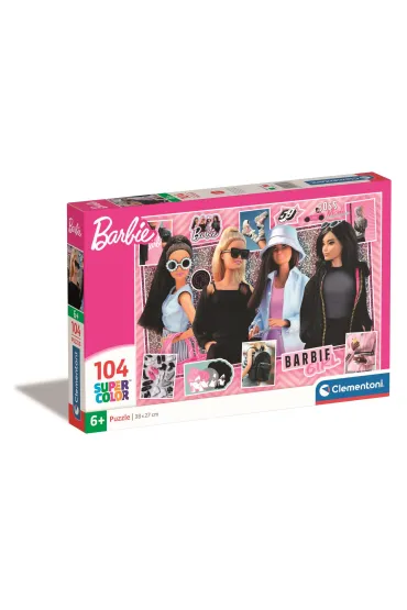 Puzzle 104 el. SuperColor. Barbie Clementoni