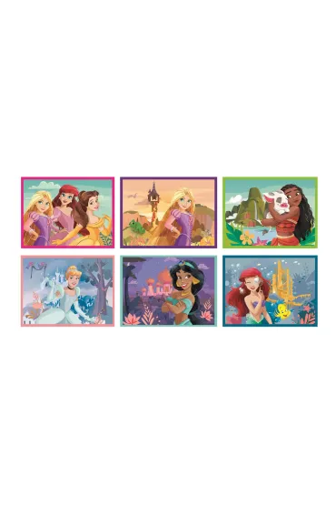 Puzzle Klocki obrotowe 12 el. Princes Clementoni