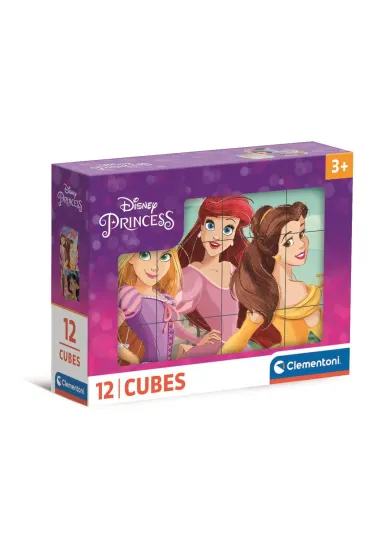 Puzzle Klocki obrotowe 12 el. Princes Clementoni