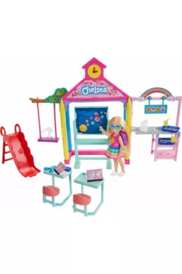 Barbie Lalka Chelsea Szko�a zestaw GHV80 p4 MATTEL