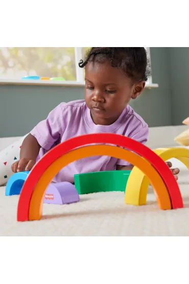 Fisher-Price. Drewniana t�cza do uk�adania Mattel