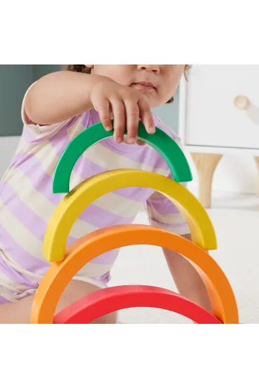 Fisher-Price. Drewniana t�cza do uk�adania Mattel