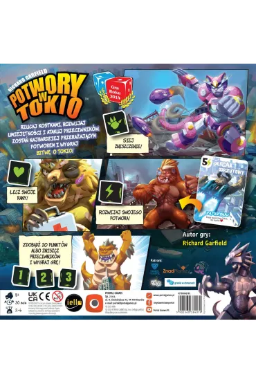 Potwory w Tokio Portal Games - Garfield Richard