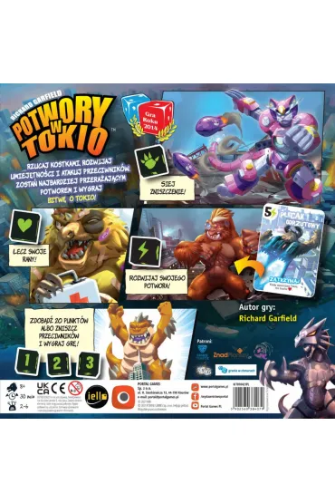 Potwory w Tokio Portal Games - Garfield Richard