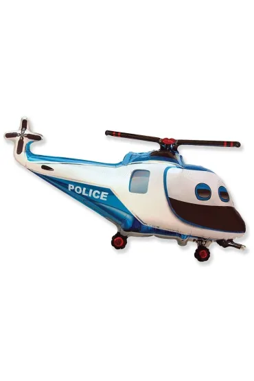 Godan Balon foliowy Helikopter Policyjny 61cm