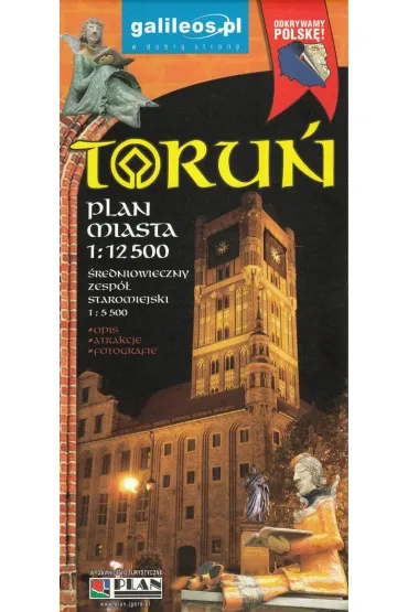 Toru� plan miasta 1:12 500 �redniowieczny Zesp� Staromiejski 1:5 500