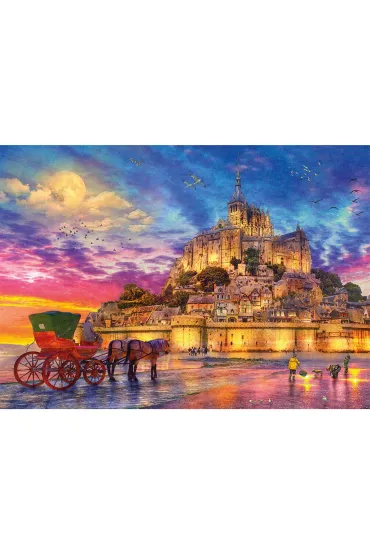 Puzzle 1000 Mont Saint-Michel Francja 113725 Gibsons