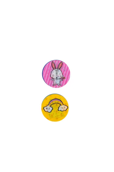 Stempel z naklejkami Astrafun Kr�lik 100 naklejek wielokrotnego u�ytku + ksi��eczka
