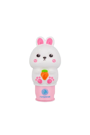 Stempel z naklejkami Astrafun Kr�lik 100 naklejek wielokrotnego u�ytku + ksi��eczka