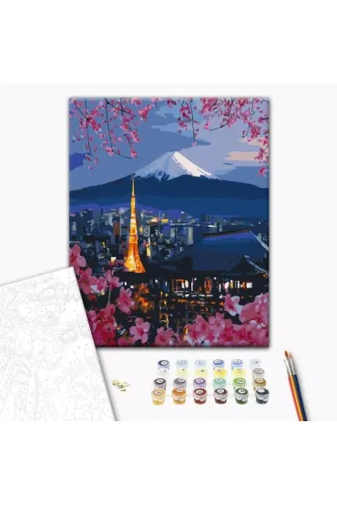 Brushme Malowanie po numerach - Podr� po Japonii 40x50cm