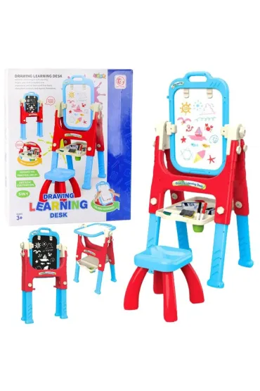 Tablica edukacyjna 5w1 wielofunkcyjna LeanToys