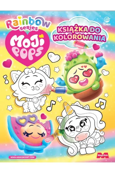 MojiPops Rainbow. Ksi��ka do kolorowania