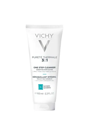 Vichy Purete Thermale 3- in-1 One Step Cleanser preparat do demakija�u twarzy i oczu 3w1 100 ml