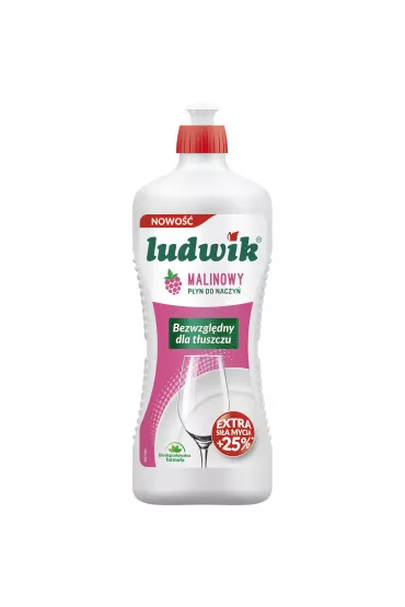 Ludwik P�yn do mycia naczy� Malinowy 900 g