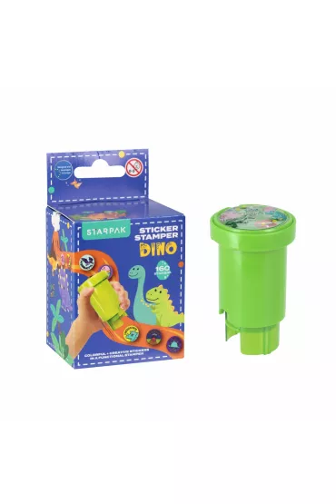 Stempel z naklejkami Dino STARPAK 541705 Sticker Boo