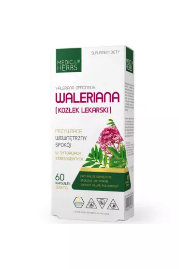 Medica Herbs Waleriana Suplement diety 60 kaps.