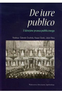 De iure publico Z dziejw prawa publicznego