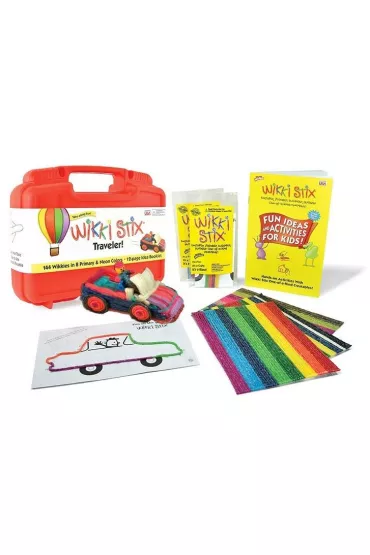 Woskowe sznureczki Czerwona walizka XL 144 Wikki Stix