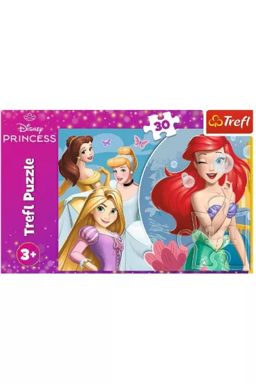 Puzzle 30 el. Pi�kny dzie� ksi�niczek Trefl