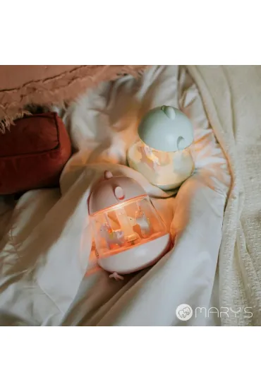 Marys Pozytywka lampka nocna LED r�owa