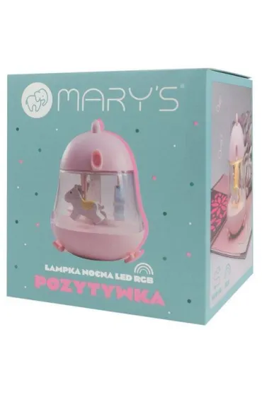 Marys Pozytywka lampka nocna LED r�owa