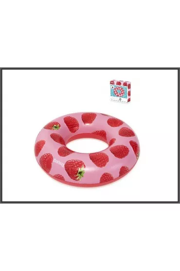 Ko�o dmuchane zapachowe truskawka 119cm Bestway