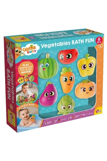 Carotina baby warzywna zabawa w k�pieli Lisciani
