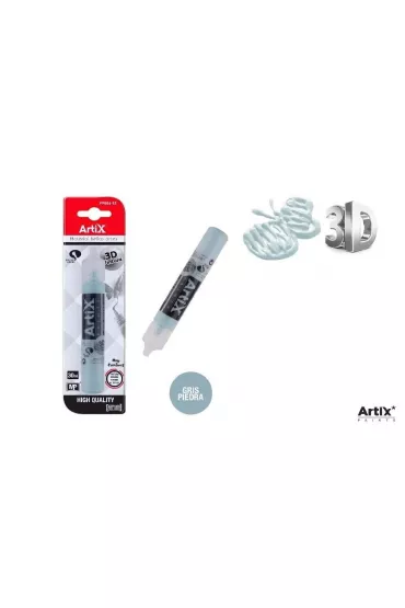 Artix Farba strukturalna 3D szaro-niebieski 30 ml