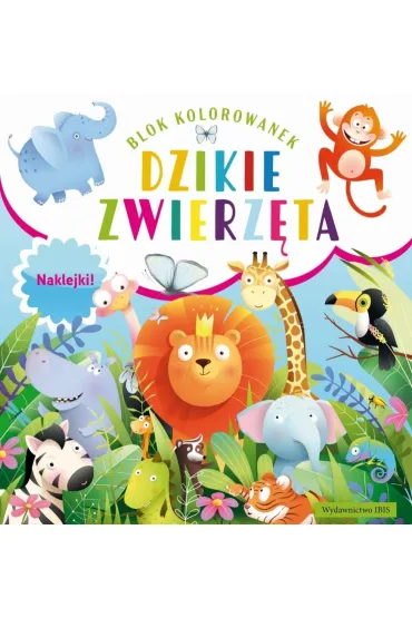 Blok kolorowanek. Dzikie zwierz�ta